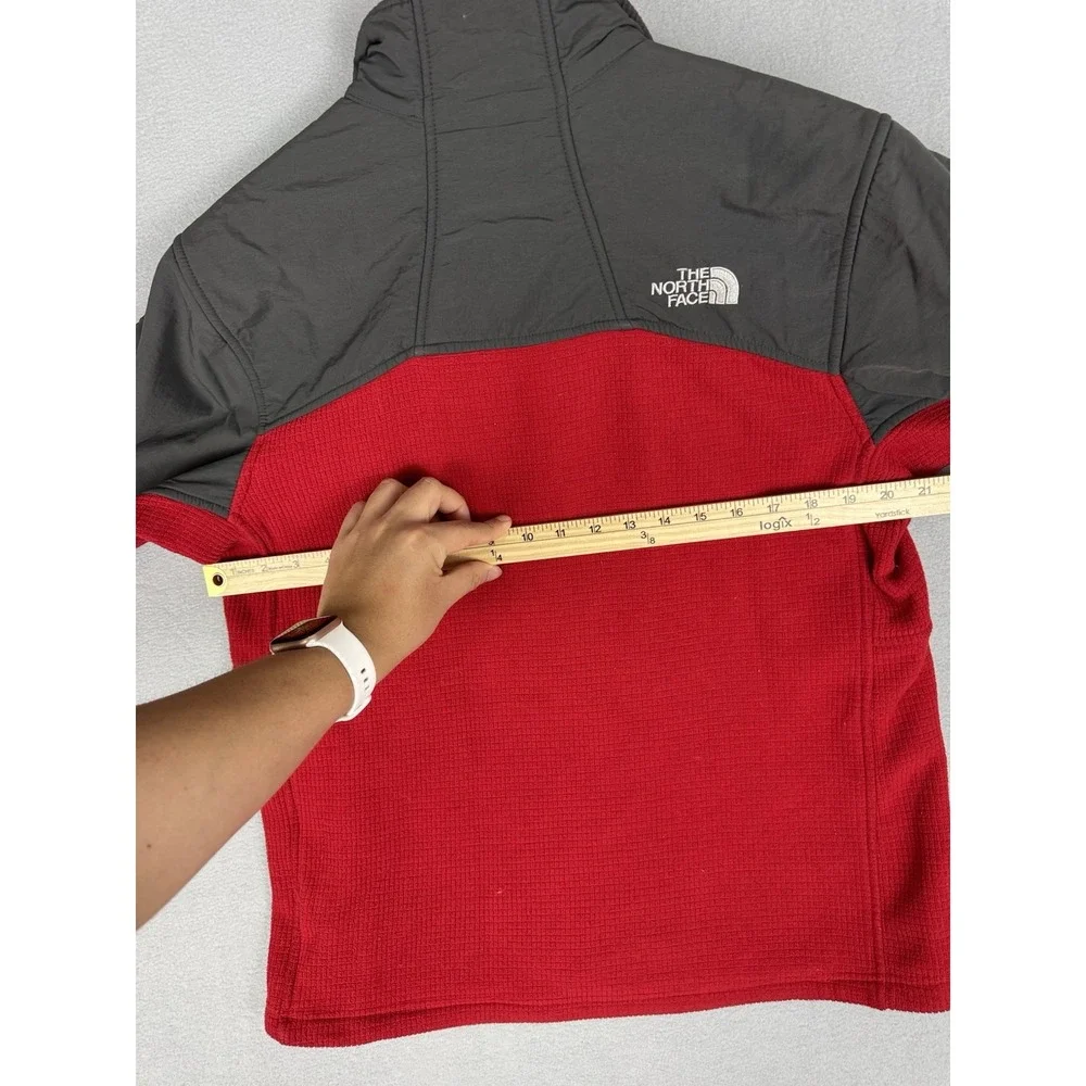 The North Face Grid Fleece Jacket Full Zip Mens Medium Tech Two Tone Utility